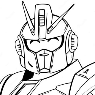 Pagina Da Colorare Del Pilota Gundam In Azione 91382-31253