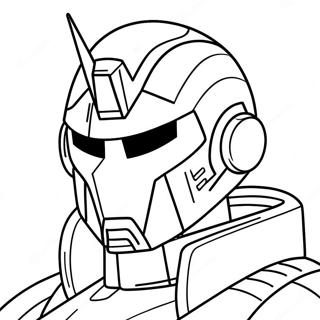 Pagina Da Colorare Del Pilota Gundam In Azione 91382-31255