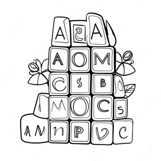 Pagina Da Colorare Alphablocks Colorati 91815-31600