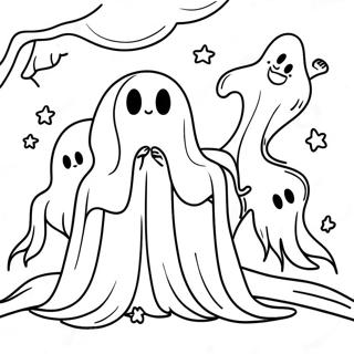Pagina Da Colorare Fantasmi Misteriosi 92635-32225