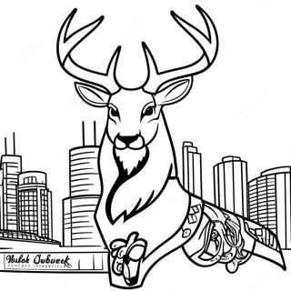 Pagina Da Colorare Dei Milwaukee Bucks 93119-32603