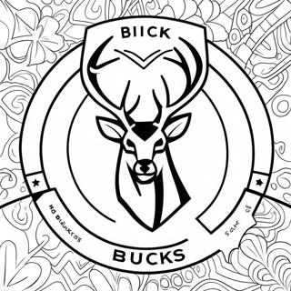 Pagina Da Colorare Del Logo Dei Milwaukee Bucks 93120-32606