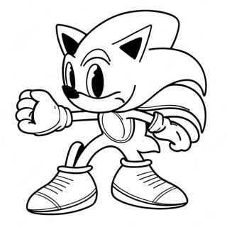 Pagina Da Colorare Di Sonic In Un Costume Spettrale 93534-32926