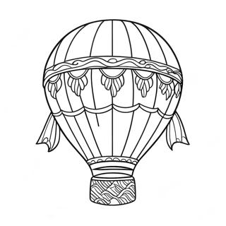 Pagina Da Colorare Di Un Colorato Pallone Aerostatico 93586-32971