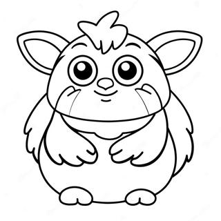 Furby Pagine Da Colorare