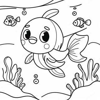 Pagina Da Colorare Di Bebefinn Sottacqua Carina 94126-33387