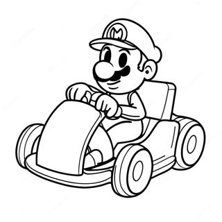 Pagina Da Colorare Di Luigi Che Guida Un Kart 9487-2579