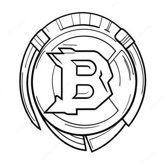 Pagina Da Colorare Del Logo Dei Bruins 95003-34258