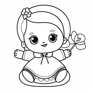 Pagina Da Colorare Della Bambola Baby Alive Carina 95080-34324