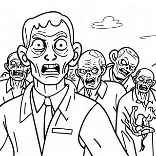 Zombies 2 Pagine Da Colorare