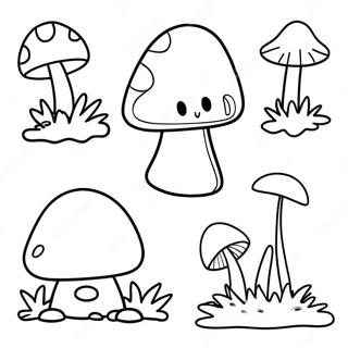 Pagina Da Colorare Dei Personaggi Divertenti Di Toadstool 95236-34456