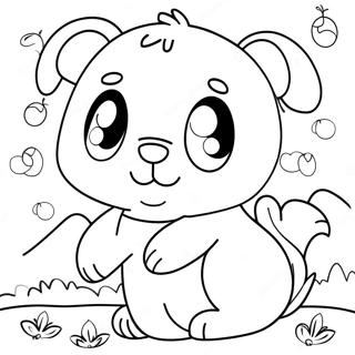 Pagina Da Colorare Di Animali Carini Con Lettere Russe 95363 34556