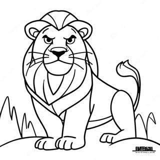 Pagina Da Colorare Di Mufasa Il Re Leone 95894-34994
