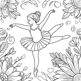 Ballerina Realistica Pagine Da Colorare