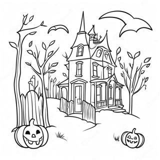 Pagina Da Colorare Di Halloweentown 96515-35474