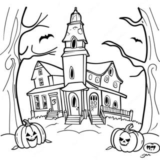 Pagina Da Colorare Di Halloweentown 96515-35476