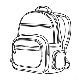 Pagina Da Colorare Dello Zaino Scolastico Colorato 96929-35971