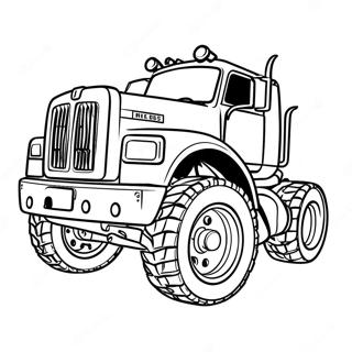 Pagina Da Colorare Del Camion Diesel Mostruoso 97187-36175