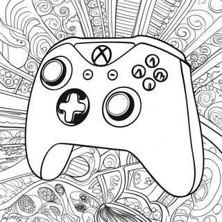 Pagina Da Colorare Del Controller Xbox Retro 97210-36183