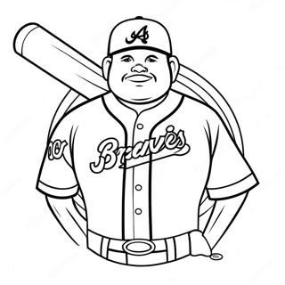 Atlanta Braves Pagine Da Colorare