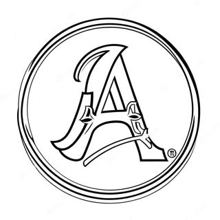 Pagina Da Colorare Del Logo Degli Atlanta Braves 97493-36408