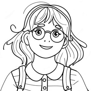 Pagina Da Colorare Di Junie B Jones Avventurosa 97984-36917