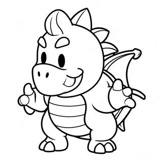 Bowser Jr Pagine Da Colorare