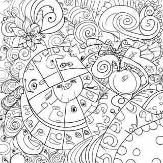 Pagina Da Colorare Di Frazioni Creative 98934-37666