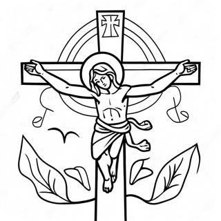 Pagina Da Colorare Dei Simboli Religiosi Del Venerdi Santo 99320-37971