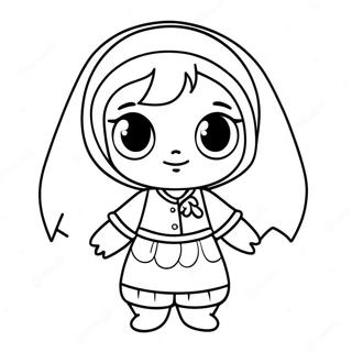 Pagina Da Colorare Personaggio Mira Carino 99420 38231