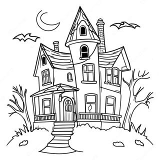 Casa Infestata Spettrale Da Colorare 9957 1632