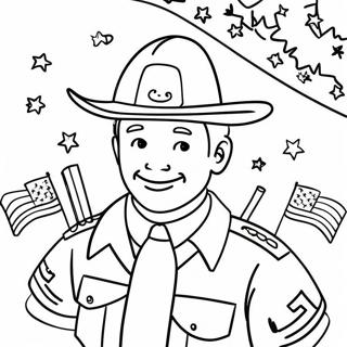 Pagina Da Colorare Per Bambini Felici Del Giorno Dei Patrioti 99755-38498