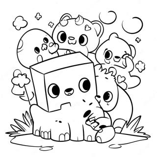 Pagina Da Colorare Di Boxy Boo Con Gli Amici 99833-38559